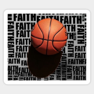 Basketball faith Sticker